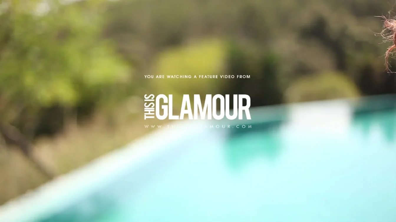 ThisIsGlamour Danielle W Strips By The Pool XXX